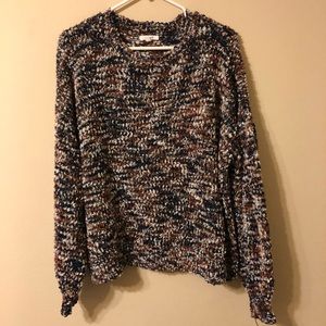 Multicolored Long sleeve sweater; from Maurices;XL